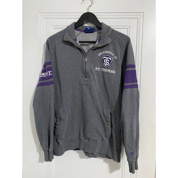 University of St. Thomas Tommies 1/4-Zip Sweatshirt Women's M - Picture 1 of 6